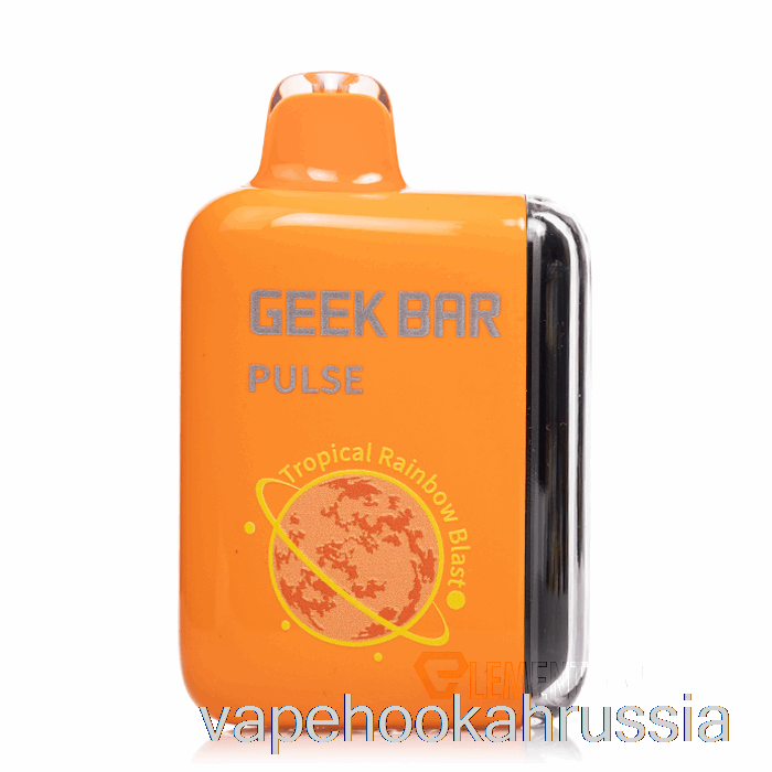 Vape Russia Geek Bar Pulse 15000 одноразовый тропический радужный взрыв